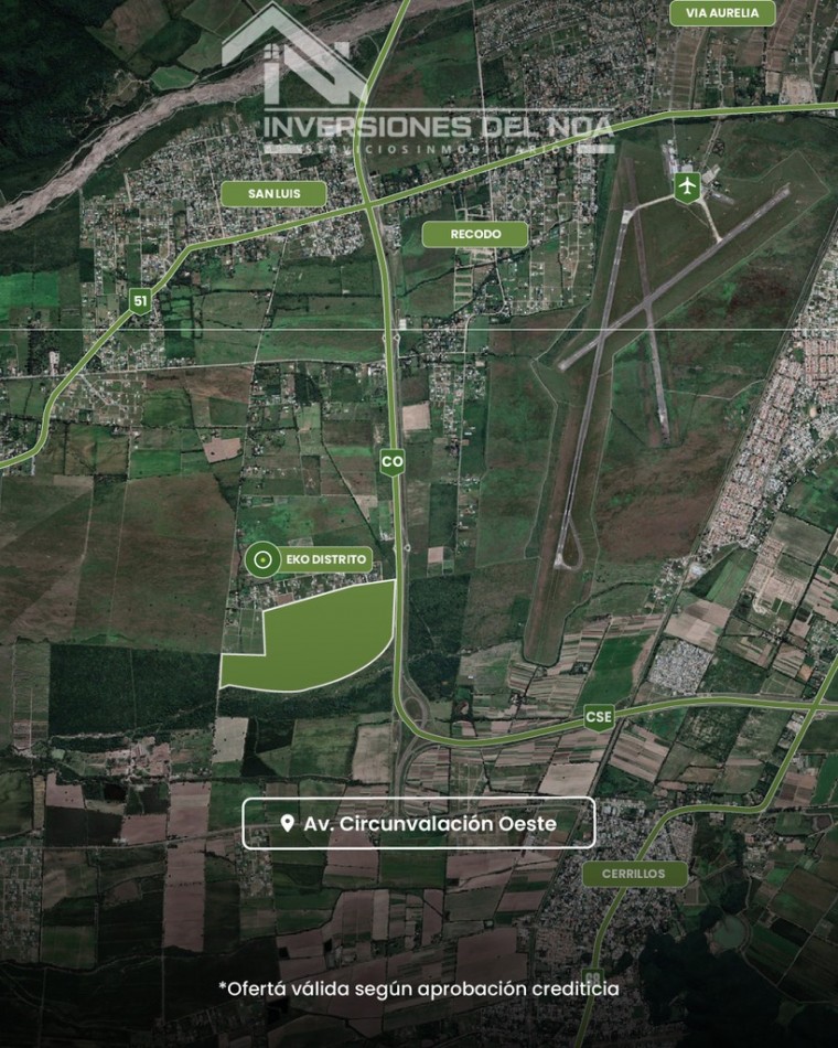 Lotes en Venta en Eko Distrito | Autopista Circunvalacion Oeste, Cerrillos