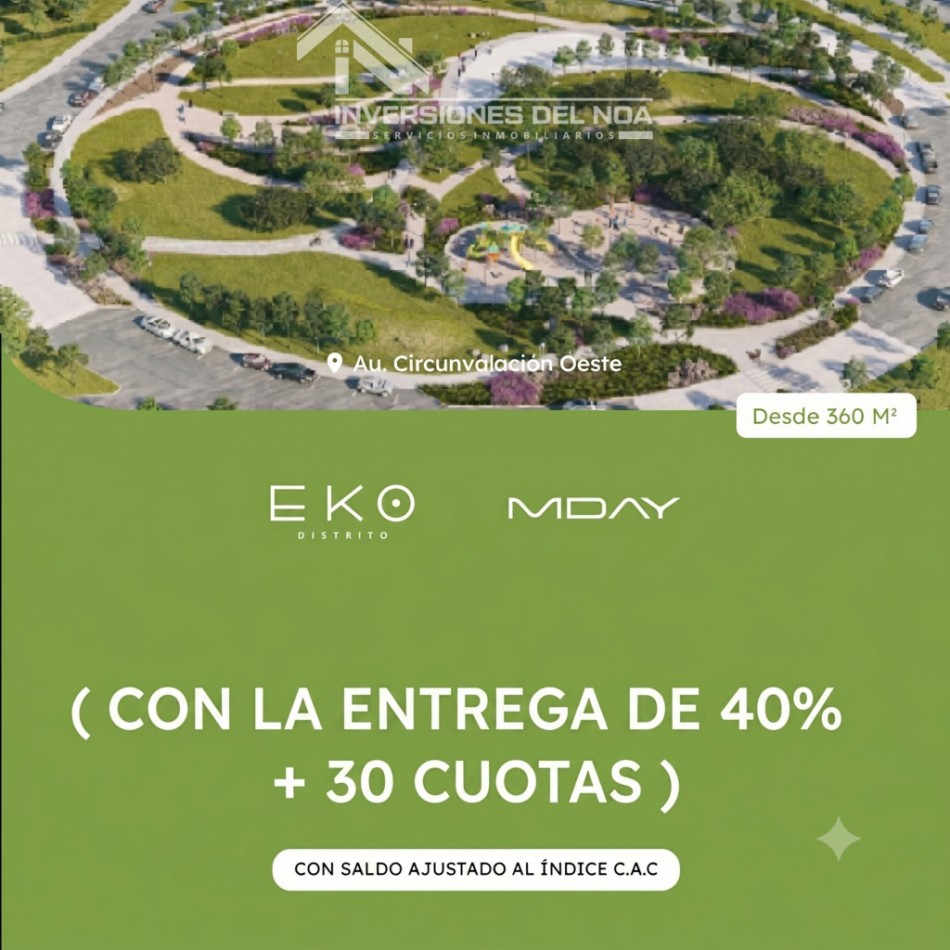 Lotes en Venta en Eko Distrito | Autopista Circunvalacion Oeste, Cerrillos