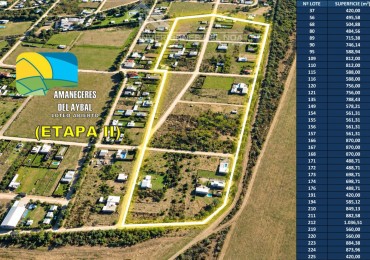 Venta de Terrenos en San Luis, Salta | Loteo Abierto Amaneceres del Aybal