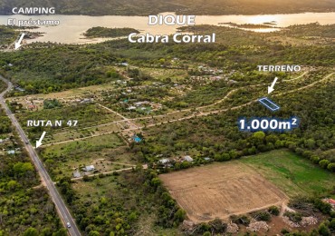 Terreno en Venta en Coronel Moldes, Salta | Lote de 1000 m² cerca del Dique Cabra Corral